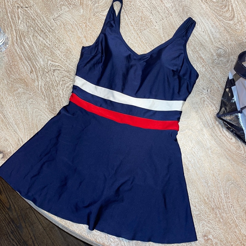 Blair one piece romper/bathing suit size 14